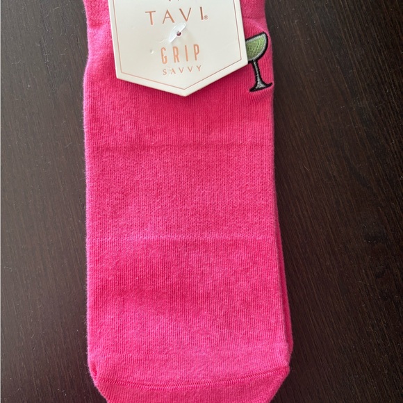 Tavi Other - Pink Grip Socks for Barre or Pilates